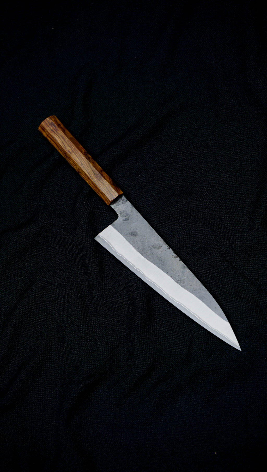 Gyuto 19 cm. Aogami super stainless clad. Fishpoison.